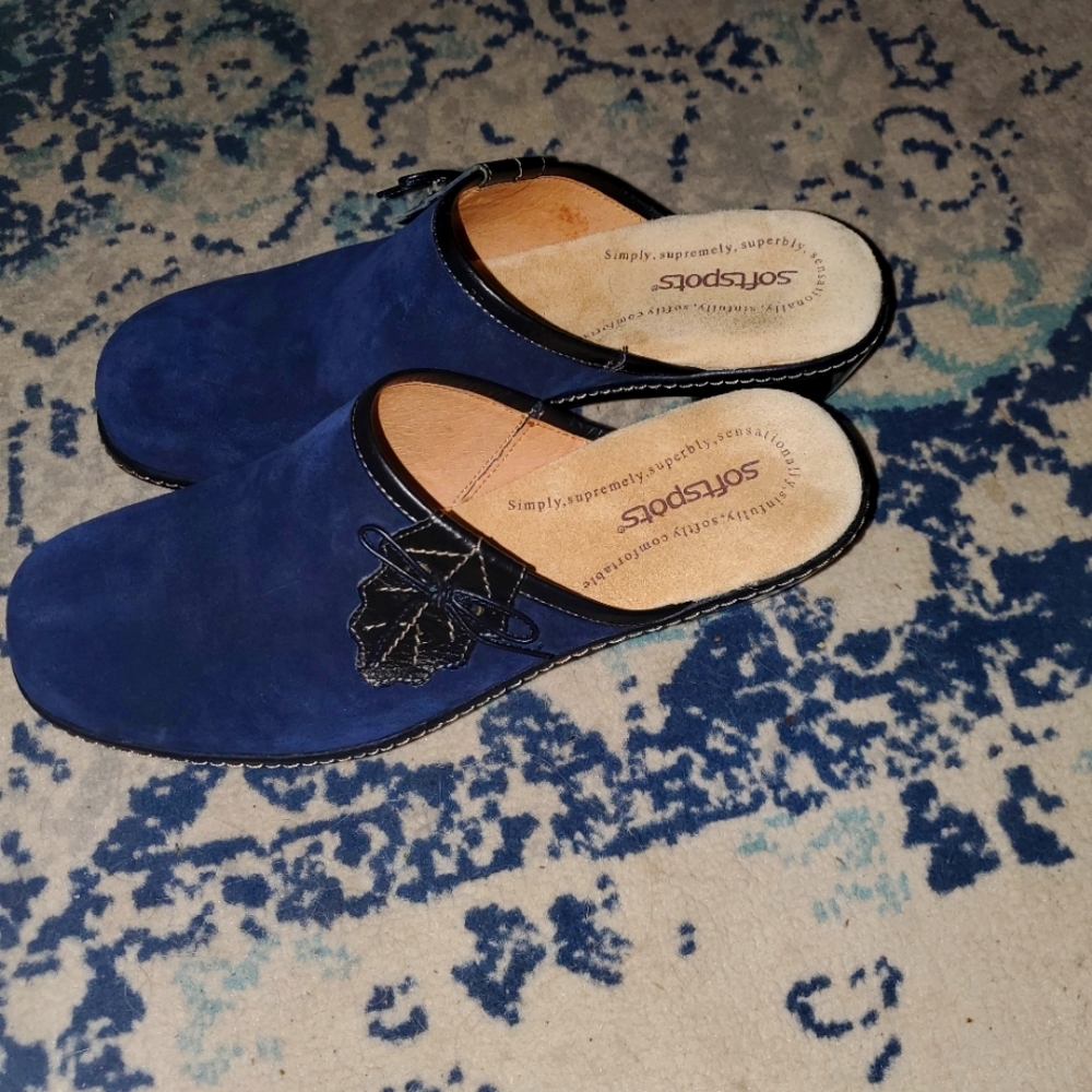 womens softshoe blue size 10
